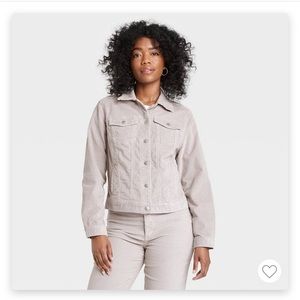 NWT Corduroy Denim Jacket